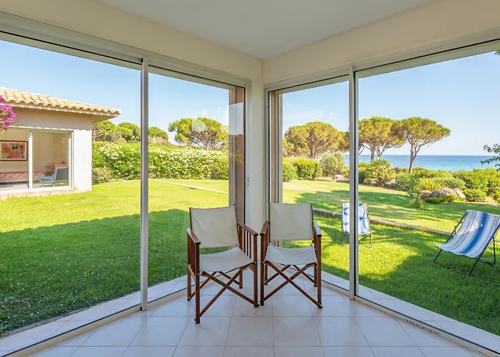 Blù 190m2, 12 Pers, Pieds Dans L'eau Vue Villa Zonza